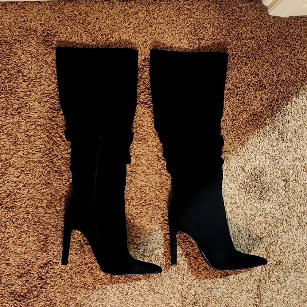 Knee High Suede Boots
